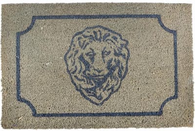 Esschert Design Deurmat 40 X 61,5 Cm Kokosvezel/pvc Grijs/blauw