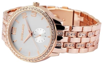 EXCELLANC Dameshorloge Metall Crystal-besetting