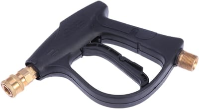 Hogedrukreiniger Staaf - Reinigingsaccessoire - Auto en tuin - Veiligheidsvergrendeling - 25cm Lengte - Zwart