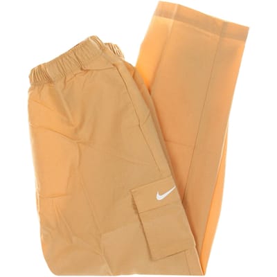 Dames trainingsbroek W Sportswear Essential Woven High-rise broek Cargo Harvest Moon/wit