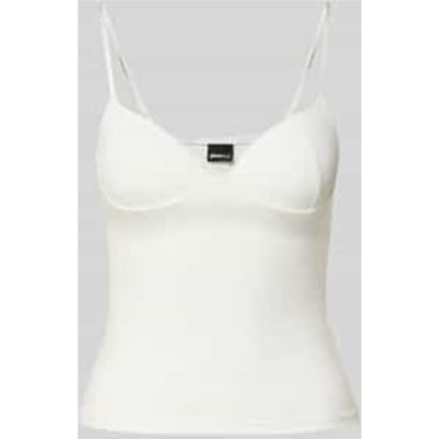 slim fit top met shaping-effect