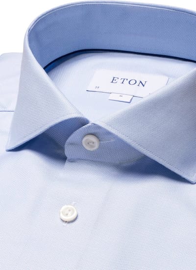 Eton - Overhemd Blauw Eton Lange Mouw Overhemd Blauw 100003412 21