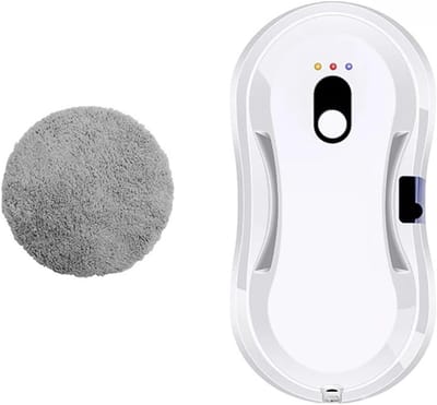 Raamzuiger Robot - Glazenwasser - Automatisch Glas Reinigen - Dubbele Schijf Wrijving - 10 mm - One Color