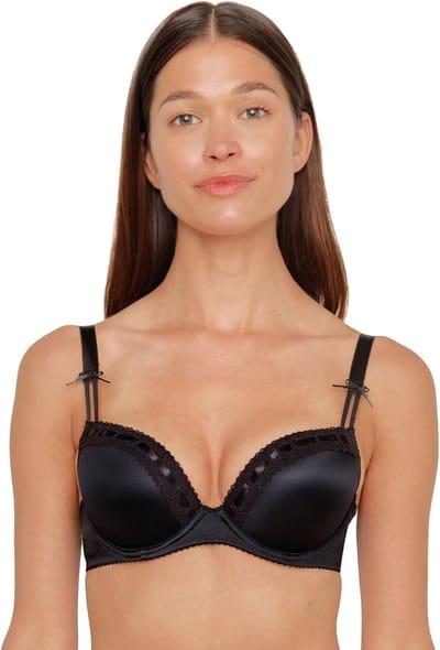 Dames Push-up Bh met Kant en Satijnen Details voor een Romantische Look