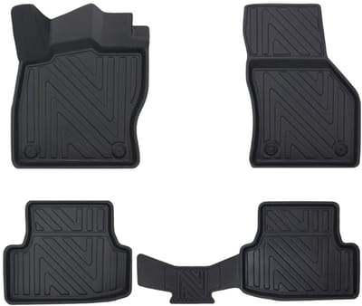 Rubbermatten Seat Leon 2012-2020 (complete set) - Premium carbonlook