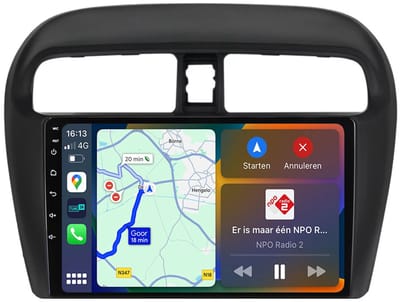 BG4U - Android Navigatie Radio geschikt voor Mitsubishi Space Star 2012-2018 met Apple Carplay en Android Auto