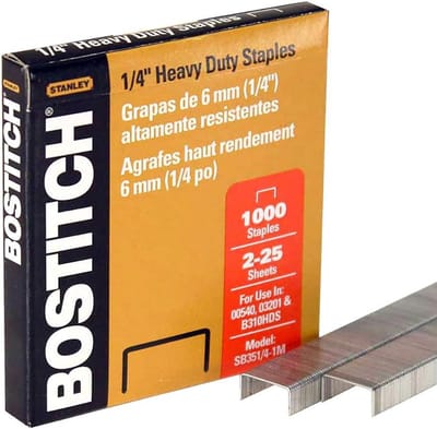 Zware Kwaliteit Nietjes voor nietmachine - 2 tot 25 Vel Capaciteit - 6 mm Pootlengte - 1000 Stuks