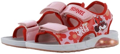 Disney Minnie - Sandalen voor meisjes - Minnie Mouse Lichtgevende schoenen voor kinderen - Zomerschoenen van 2 tot 8 jaar - Maat 24 - Roze