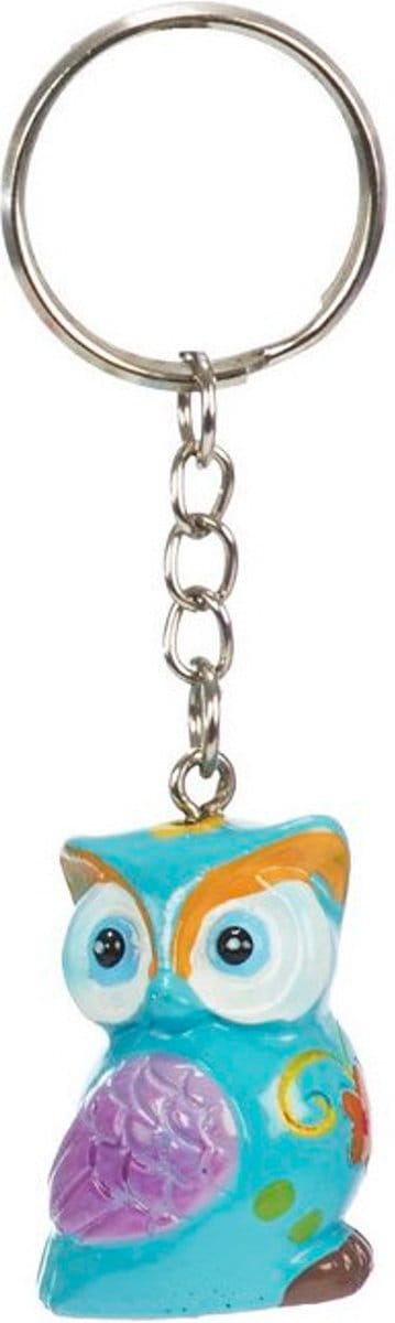 Sleutelhanger Uil - Blauw