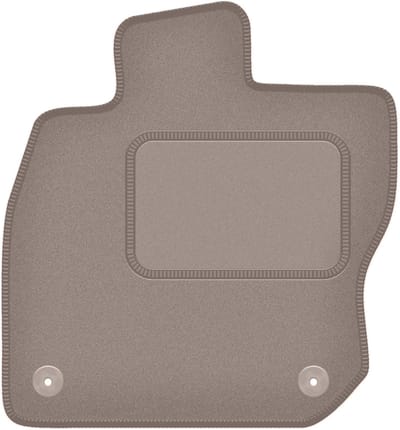 Beige bestuurdersmat voor: Volkswagen Golf VIII eTSI alltrack, hatchback, stationwagen, variant (2020-)