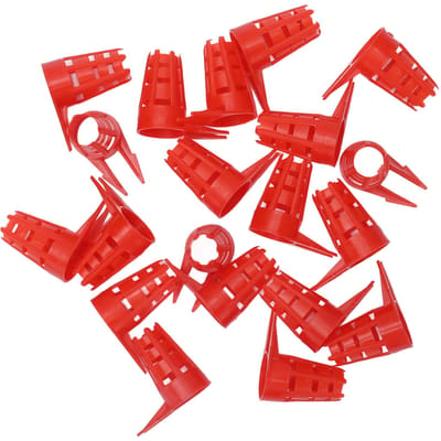 20 stuks Koninginbijkooien Kleine Plastic Beschermende Veilige Bijencel Covers voor Bijenhouderij Apparatuur red