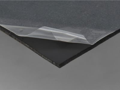 Göldo Pickguard blank 1-ply matzwart 23x41 - Pickguard