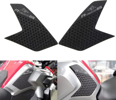 Tank Pads - Motorfiets Stickers - Betere Grip - Duurzaam Rubber - 1 Paar - Zwart