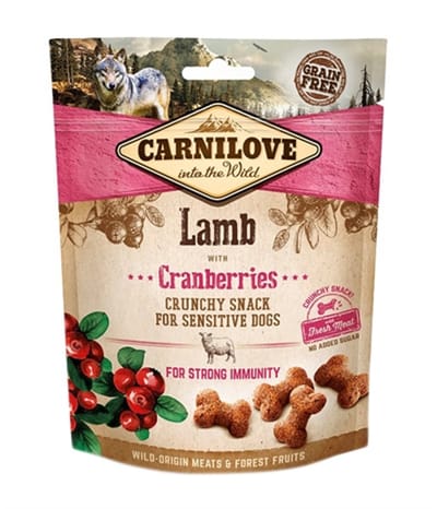 Carnilove Crunchy Snack Lam - Graanvrij, met Cranberries - 200g Knapperige Hondensnack