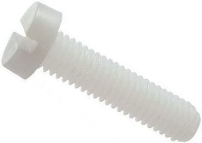 Nylon M6 bout - 6 x 40mm - Klasse 6.6 - Metrisch (10 stuks)