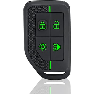 Siliconen Autosleutelhoes Schaal Cover Houder Voor Volvo Fh16 Rc Fm Evro 6 Fh Cargo 555 Fm Zware Vrachtwagen Sleutel Volledige Bescherming Accessoire black