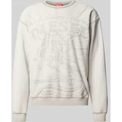 Sweatshirt met jacquard logodetail