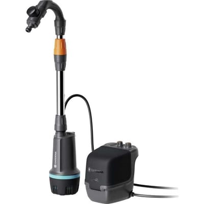 GARDENA Akku-Regenfasspumpe 2400 ComfortAutomatic 18V P4A solo Regenwatergebruiksysteem 2400 l/h 1.8 m
