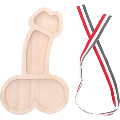 Nieuwigheid Aperitiefbord 24cm 3-delig BPA-vrij Kaasplank Beukenhout Praktische Voedselschaal voor Cadeau