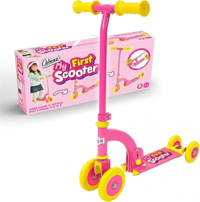 Kinderstep - Loopfiets - Buitenspelen - Verstelbaar stuur - 100mm wielen - Diverse