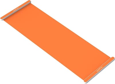 Glijdende Mat - Oefenbord - Lichaamsbeweging - Antislip Bodem - 200 x 50 cm - Oranje