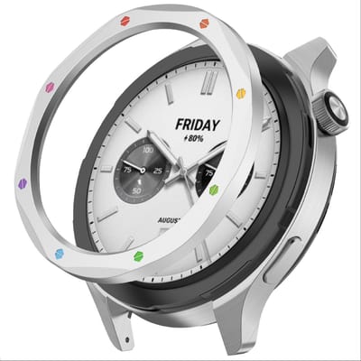MTTproducts - Aluminium Bezel Ring voor Smartwatch - Zilver