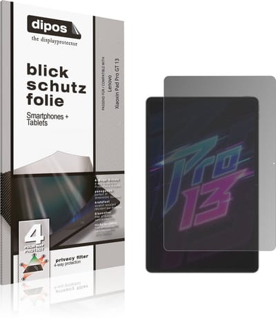 dipos – Matte Privacy Screenprotector geschikt voor Lenovo Xiaoxin Pad Pro GT 13 | Anti-Spy Beschermfolie