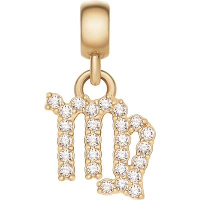 DANIEL WELLINGTON CRYSTAL ZODIAC DW00400760 GOLD-PLATED MAAGD BEDEL MET ZIRKONIA'S 1 STUK