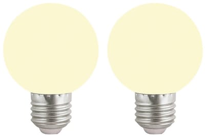 VITO LED Lamp G45 E27 - 3W (vervangt 20W) - 180lm - 2700K Warm Wit - 180-240V - Flikkervrij - Energiezuinig - 2 stuks