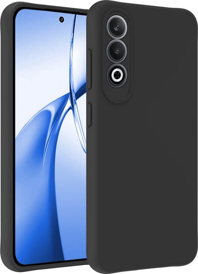 Hoesje - Geschikt voor OnePlus Nord CE4 - Sterk & Shockproof - Siliconen Case - Hoes Cover - Telefoonhoes - Zwart