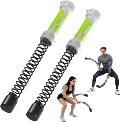Draadloze trainingstouwen voor thuissport, ideaal voor HIIT, aerobic-oefeningen en krachttraining. Draagbaar en veelzijdig in gebruik.