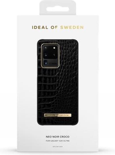 ideal of sweden atelier case introductory geschikt voor samsung galaxy s20 ultra neo noir croco