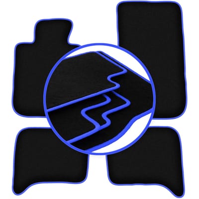 CARLUX-BLUE automatten voor: BMW 5 E28 sedan (1980-1990)