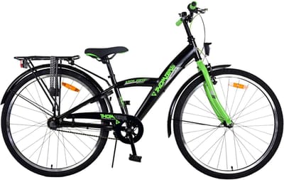 Volare Thombike Kinderfiets - Jongens - 26 inch - Zwart Groen - 3 versnellingen