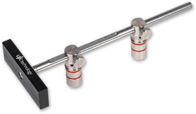 UJK Parf Repeat Stop / Verstelbare aanslag voor op je 20 mm gatenrij werkbank of Festool MFT3