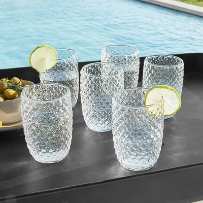 Glas set van 6 Ivorias