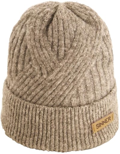 SINNER AURES BEANIE - SAND - Unisex - Maat One size