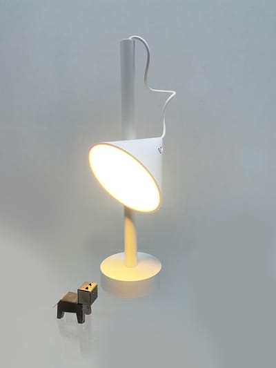 Alessi Tsumiki-Oplaadbaar-Tafellampje-Wit