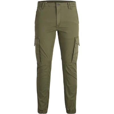 JACK & JONES Paul Lake Cargo loose fit - heren cargo broek - groen