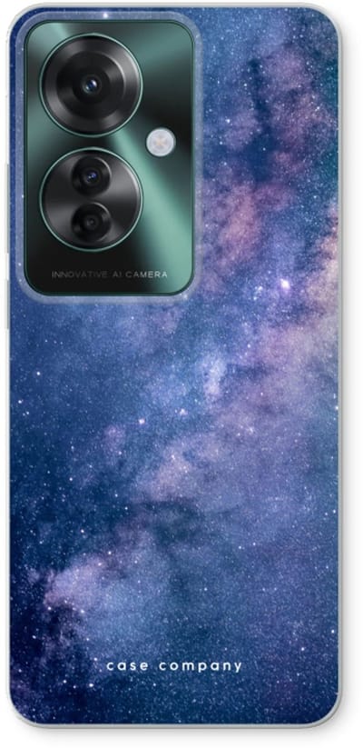 Case Company® - Hoesje geschikt voor Oppo Reno 11 F hoesje - Nebula - Soft Cover Telefoonhoesje - Bescherming aan alle Kanten en Schermrand