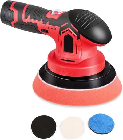 Draadloze Polijstmachine - Autobuffer Polijstapparaat - Auto Detailen - Borstelloze Motor - 6 Inch Schijf - One Color