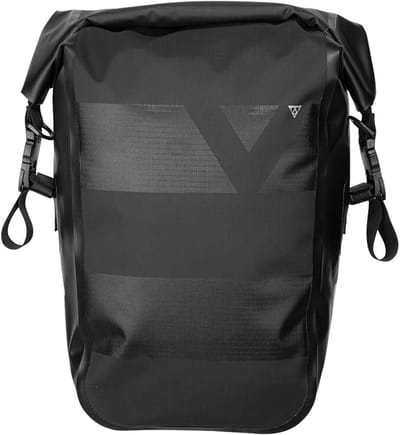 Fietstas Drybag - Waterdichte Tas - Fietsen Op Reis - Sonisch Gelaste Naden - 20 Liter - Zwart