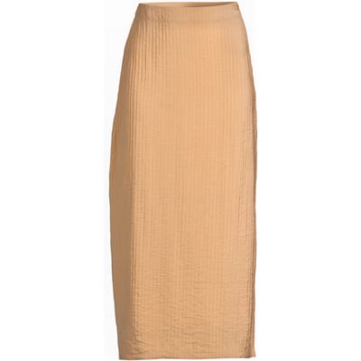 Another Label Maline Skirt Faded Sand Maat: XS | Midi Rokken Outlet | Dames | Beige