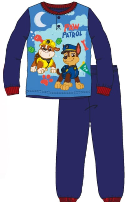 PAW Patrol Pyjama - Fleece - Donkerblauw - Maat 122/128
