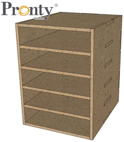 Pronty MDF opbergsysteem half box drawer 110 x 150 x 130 mm