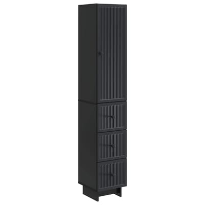 vidaXL - Kast - Set - 2 - st - Bewerkt - hout