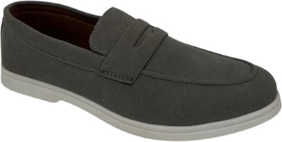 SHK® Loafers Heren - Heren Schoenen - Heren Instappers - Lichtgewicht - Licht Grijs - Maat 41
