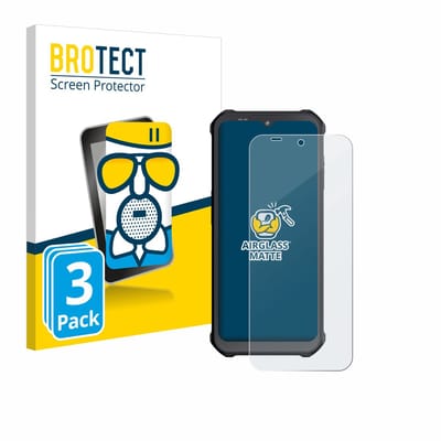 BROTECT - Screenprotector voor Sonim XP400 - Folie Beschermfolie Beschermglas matte 3 Stuks