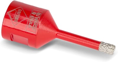 Diamantboor - Droogboor Tegels - Gaten Boren - Vacuüm BRAZED - 6 mm - Zilver