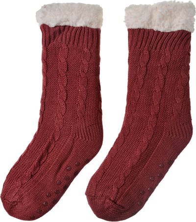 Juleeze Huissokken Dames one size Rood Synthetisch